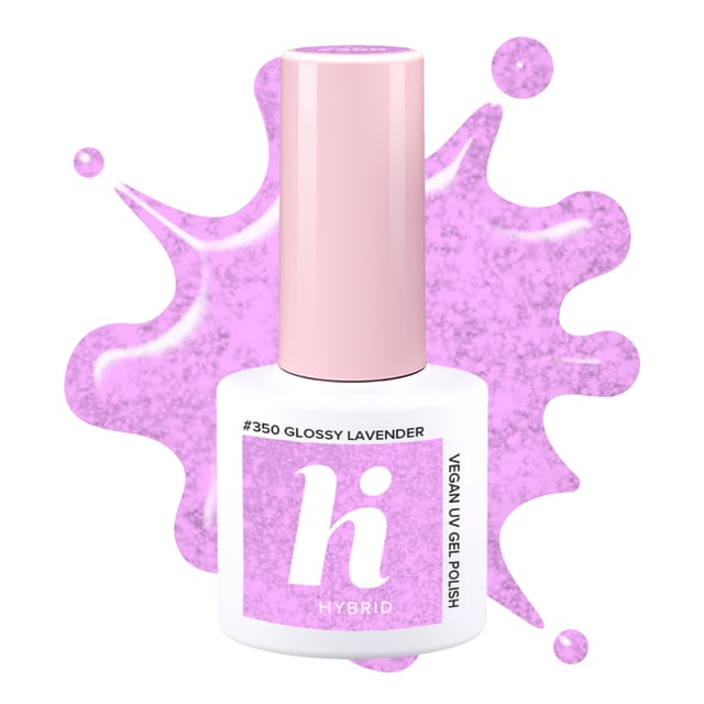 hi hybrid #350 UV Gel Polish Glossy Lavender 5 ml | Smink - Naglar - Nagellack - Färgat nagellack | Apoteka