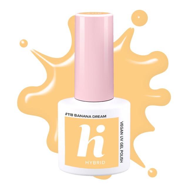 hi hybrid #118 UV Gel Polish Banana Dreams 5 ml | Smink - Naglar - Nagellack - Färgat nagellack | Apoteka