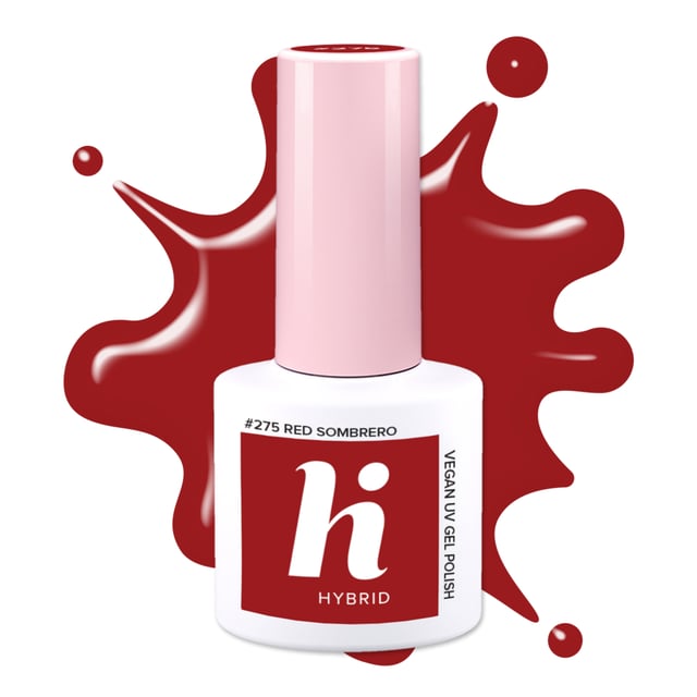 hi hybrid #275 UV Gel Polish Red Sombrero 5 ml | Smink - Naglar - Nagellack - Färgat nagellack | Apoteka