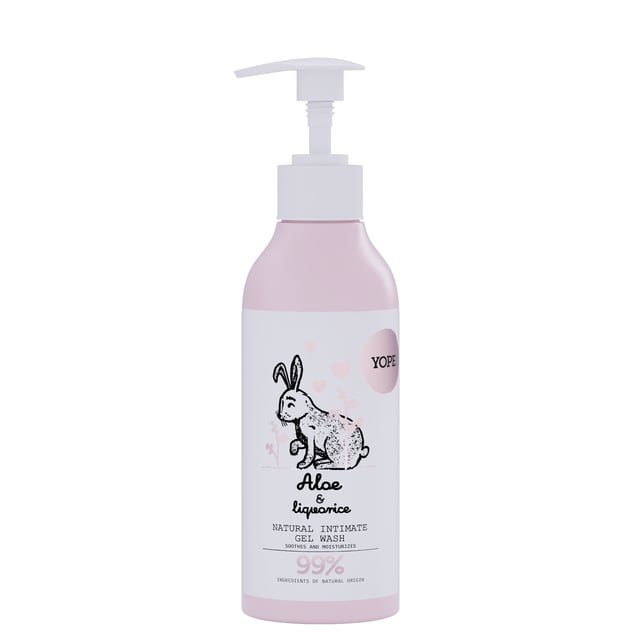 YOPE Natural Intimate Wash Aloe & Liquorice 300 ml | Intimvård - Intimhygien - Intimtvål | Apoteka