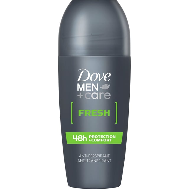 Dove Men+Care 48h Antiperspirant Deo roll-on Fresh 50ml | Hudvård - Hudvård för män - Kroppsvård för män - Deodorant | Apoteka