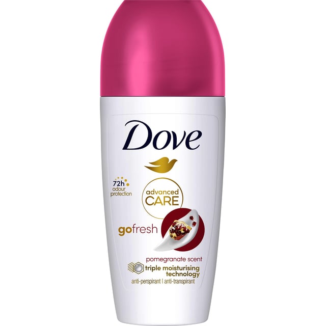 Dove 72h Advanced Care Pomegranate Antiperspirant Deo Roll-On 50 ml | Hudvård - Kroppsvård - Deodorant - Antiperspirant | Apoteka