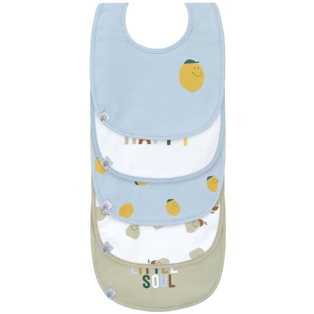 Lässig Haklapp Happy Fruits Lemon Value Pack 5 st | Baby, barn & förälder - Mata - Haklappar | Apoteka