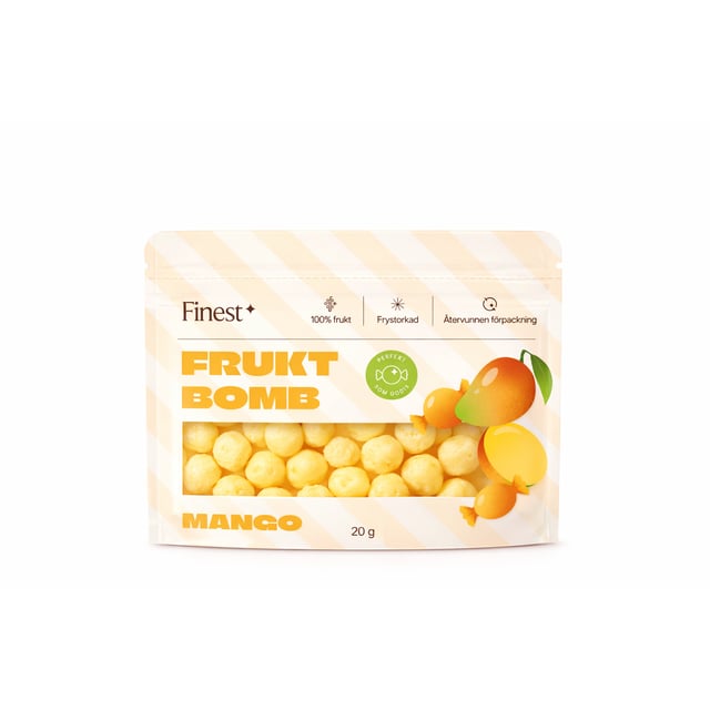 Finest Fruktbomb Mango 20 g | Mat & dryck - Skafferi - Torkad frukt, nötter & frön | Apoteka