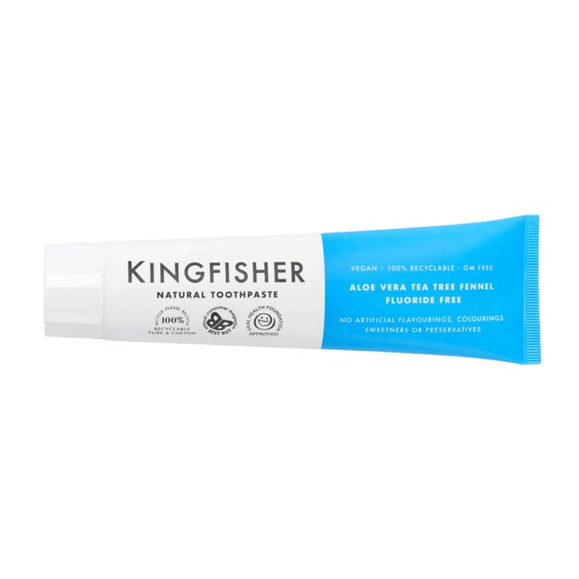 Kingfisher AloeVera, TeaTree & Fennel Tandkräm Utan Fluor 100 ml