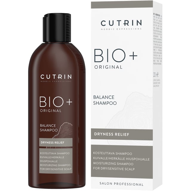 Cutrin BIO+ Original Balance Shampoo 200 ml | Hårvård - Schampo - Schampo för skadat hår,Hårvård - Torr hårbotten | Apoteka