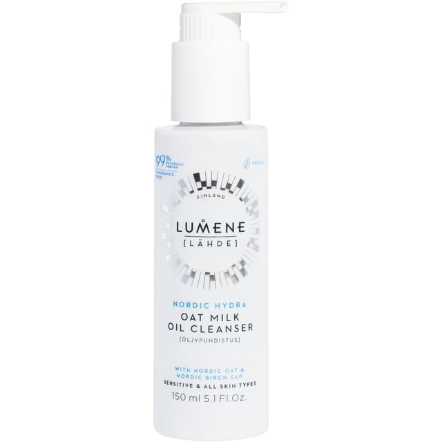 Lumene Nordic Hydra Oat Milk Oil Cleanser Ansiktsrengöring 150 ml | Hudvård - Ansiktsvård - Ansiktsrengöring - Rengöringsmjölk | Apoteka