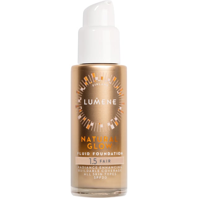 Lumene Natural Glow Fluid Foundation SPF20 1.5 Fair 30 ml | Smink - Bas - Foundation | Apoteka