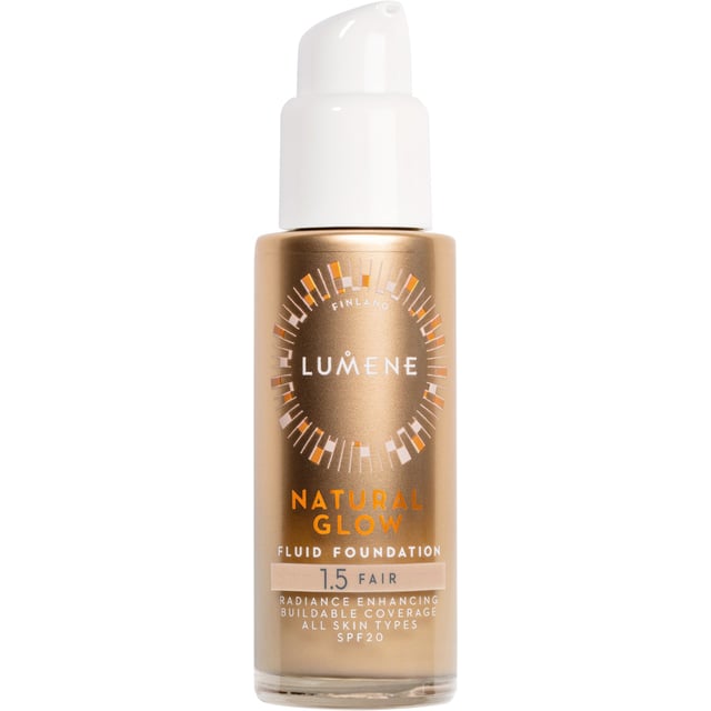 Lumene Natural Glow Fluid Foundation SPF20 1.5 Fair 30 ml