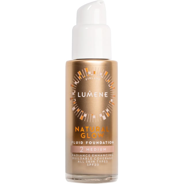 Lumene Natural Glow Fluid Foundation SPF20 2 Medium 30 ml | Smink - Bas - Foundation | Apoteka