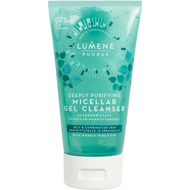 Lumene PUHDAS Micellar Gel Cleanser Rengöringsgel 150 ml | Hudvård - Ansiktsvård - Ansiktsrengöring - Rengöringsgel | Apoteka