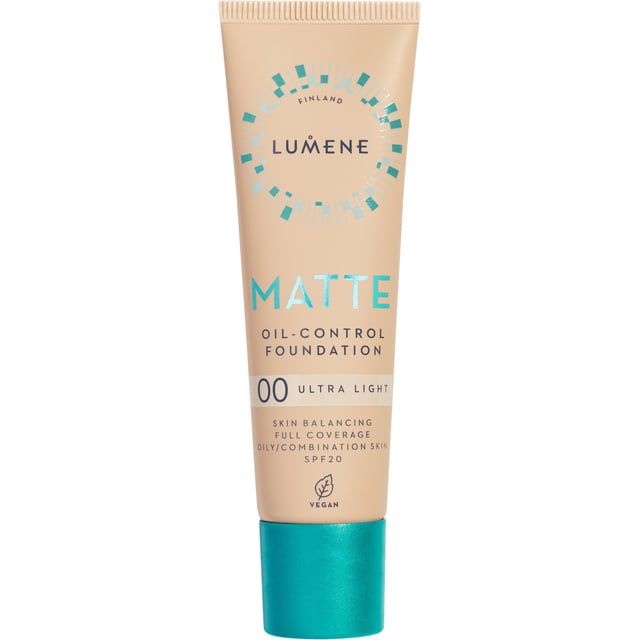 Lumene Matte Oil-Control Foundation SPF20 00 Ultra Light 30 ml