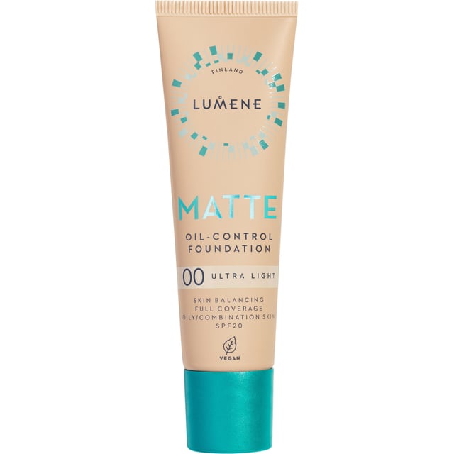 Lumene Matte Oil-Control Foundation SPF20 00 Ultra Light 30 ml