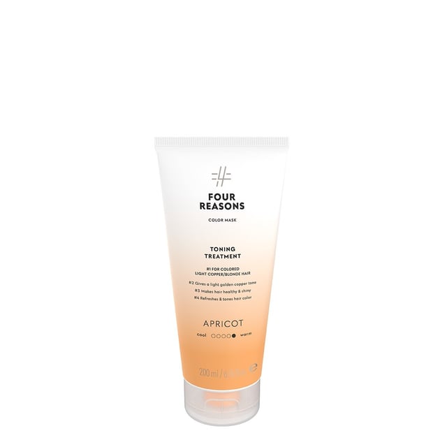 Four Reasons Toning Treatment Apricot 200 ml | Hårvård - Hårfärg - Toning,Hårvård - Hårinpackning & hårmask | Apoteka