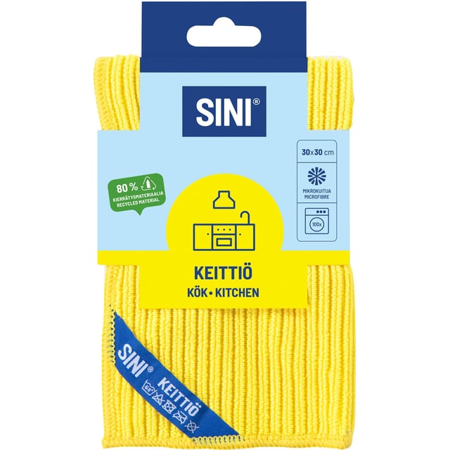 SINI Mikrofiberduk Kök 30x30 cm | Hushåll - Hushållstillbehör | Apoteka