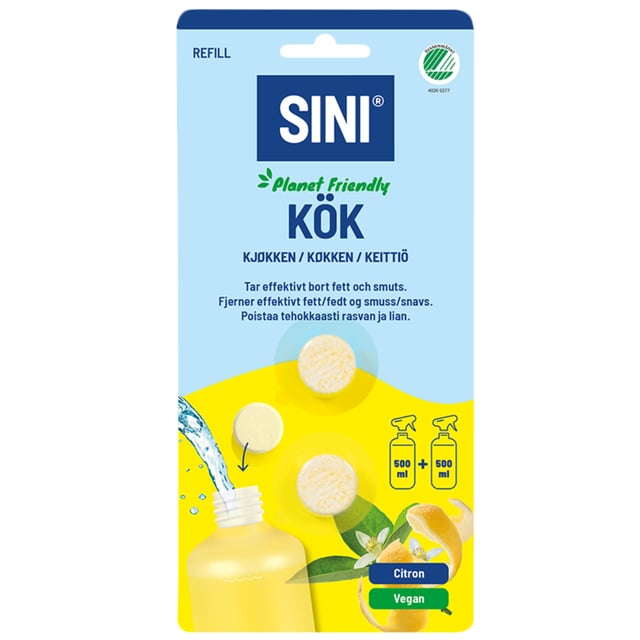 Sini Rengöringstablett Kök refill 2 st | Hushåll - Rengöringsmedel | Apoteka