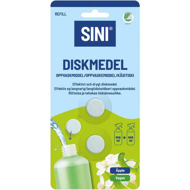 SINI Rengöringstablett Disk refill 2-pack | Hushåll - Diskmedel,Hushåll - Rengöringsmedel | Apoteka