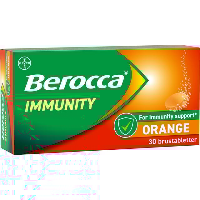 Berocca Immunity Orange 30 brustabletter | Vitaminer & kosttillskott - Vitaminer & mineraler - Multivitamin - Multivitaminkomplex,Vitaminer & kosttillskott - Vitaminer & mineraler - C-vitamin,Vitaminer & kosttillskott - Immunförsvar | Apoteka