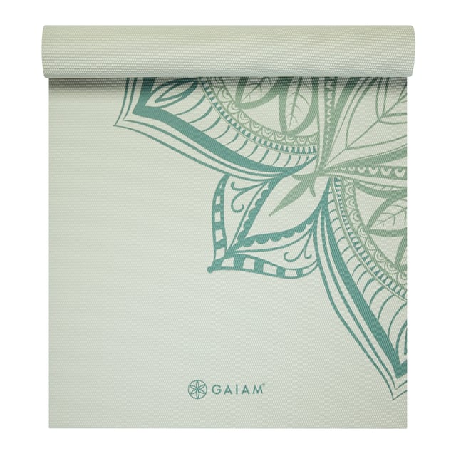GAIAM Vintage Green Point Yoga Mat 5mm Classic Printed 1 st | Träning - Träningsredskap | Apoteka