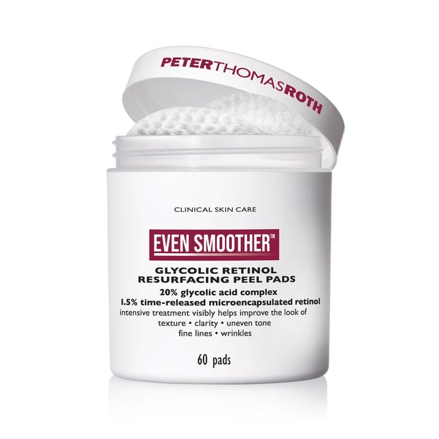 Peter Thomas Roth Even Smoother™ Glycolic Retinol Resurfacing Peel Pads 60 pads | Hudvård - Ansiktsvård - Ansiktsexfoliering,Hudvård - Ansiktsvård - Ansiktspeeling & ansiktsskrubb | Apoteka