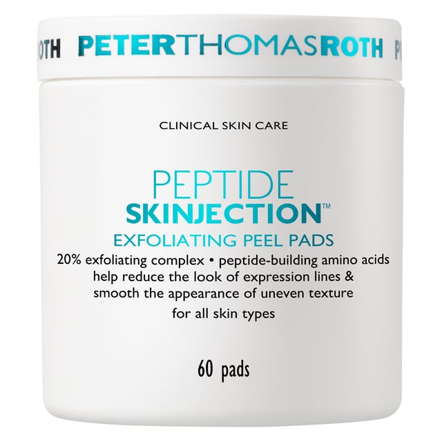 Peter Thomas Roth Peptide Skinjection™ Exfoliating Peel Pads 60 st | Hudvård - Ansiktsvård - Ansiktsexfoliering | Apoteka