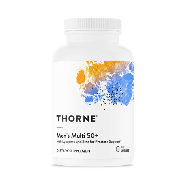 THORNE Mens Multi 50+ 180 kapslar | Vitaminer & kosttillskott - Vitaminer & mineraler - Multivitamin - Multivitamin för män,Vitaminer & kosttillskott - Vitaminer & mineraler - Multivitamin - Multivitaminkomplex | Apoteka