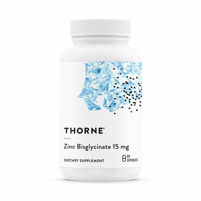 Thorne Zinc Bisglycinate 15mg 60 kapslar | Vitaminer & kosttillskott - Vitaminer & mineraler - Zink | Apoteka