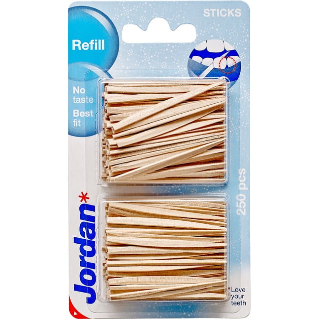 Jordan Tandstickor refill 250 st | Munvård - Mellanrumsrengöring - Tandpetare | Apoteka