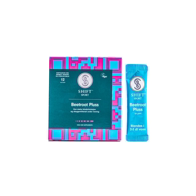 SHIFT Sport Beetroot Pluss sachet 12 st | Vitaminer & kosttillskott - Energi & fokus,Vitaminer & kosttillskott - Aminosyror | Apoteka