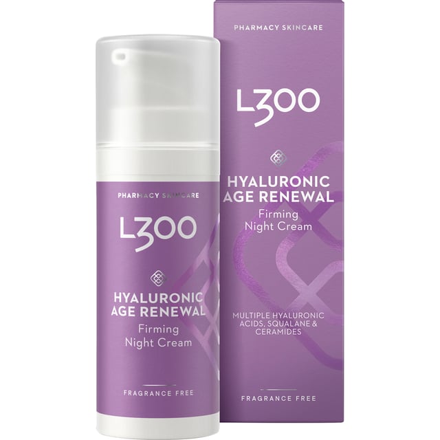 L300 Hyaluronic Age Renewal Night Cream 50ml | Hudvård - Ansiktsvård - Ansiktskräm - Nattkräm | Apoteka