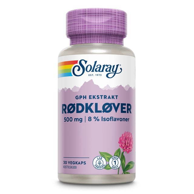 Solaray GPH Rödklöver 30 kapslar | Vitaminer & kosttillskott - Växtbaserade kosttillskott | Apoteka