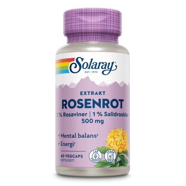 Solaray Rosenrot 60 kapslar | Vitaminer & kosttillskott - Sömn | Apoteka