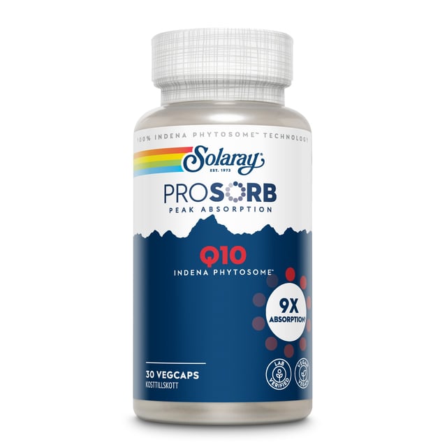 Solaray Prosorb Q10 30 kapslar | Vitaminer & kosttillskott - Q10 | Apoteka