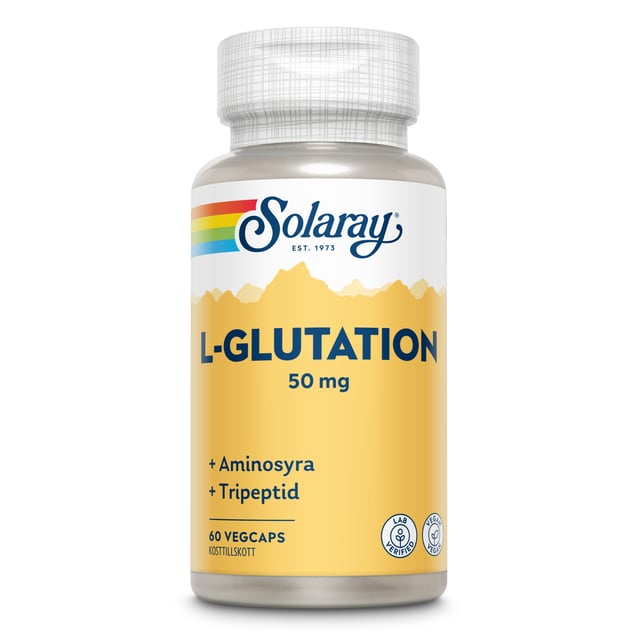 Solaray L-glutation 60 kapslar | Vitaminer & kosttillskott - Aminosyror | Apoteka