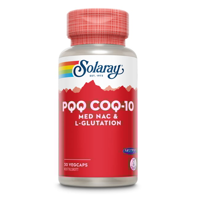 Solaray PQQ & CoQ-10 30 kapslar | Vitaminer & kosttillskott - Immunförsvar | Apoteka