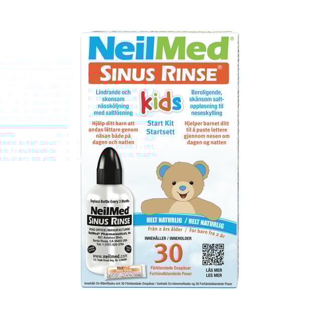 NeilMed Sinus Rinse Kids Nässköljare & Portionspåsar 30 st | Baby, barn & förälder - Lilla apoteket - Förkylning hos barn - Nässpray för barn,Baby, barn & förälder - Lilla apoteket - Allergi hos barn - Pollenallergi hos barn | Apoteka