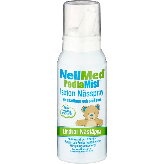 NeilMed PediaMist nässpray barn 75ml | Baby, barn & förälder - Lilla apoteket - Förkylning hos barn - Nässpray för barn,Förkylning - Snuva & nästäppa - Nässpray | Apoteka