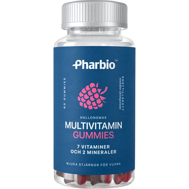 Pharbio Multivitamin Gummies 60 tuggtabletter | Vitaminer & kosttillskott - Vitaminer & mineraler - Multivitamin - Multivitaminkomplex | Apoteka