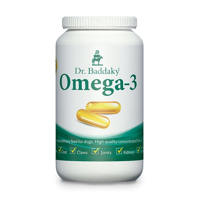 Dr. Baddaky Omega-3 - 100 kapslar | Djur - Djurfoder & tillskott - Omega-3 & laxolja | Apoteka