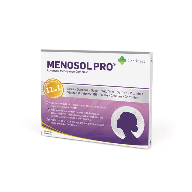 Lectinect Menosol PRO 40 kapslar | Vitaminer & kosttillskott - Hormonell balans | Apoteka