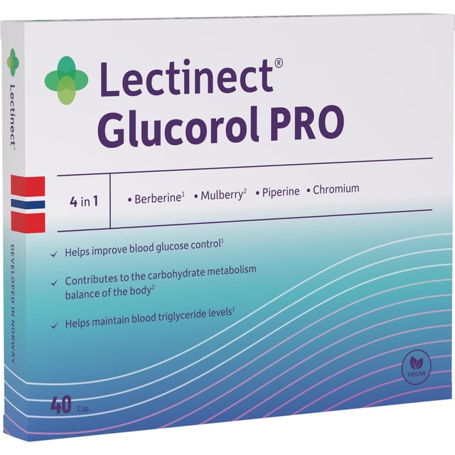 Lectinect Glucorol PRO 40 st | Vitaminer & kosttillskott - Vitaminer & mineraler - Krom,Vitaminer & kosttillskott - Växtbaserade kosttillskott | Apoteka