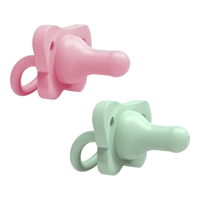 Dr.Brown HappyPaci SiliconeSoother 0-6m Pink/Green 2st | Baby, barn & förälder - Nappar & napphållare - Nappar för nyfödda,Baby, barn & förälder - Nappar & napphållare - Nappar | Apoteka
