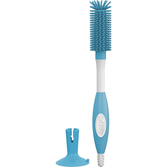 Dr.Brown Stor Flaskborste Silikon Blå | Baby, barn & förälder - Mata - Flaskborstar | Apoteka