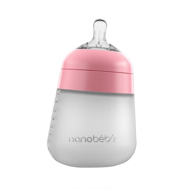 Nanobébé Flexy silikonflaska Anti-kolik Rosa 270ml | Baby, barn & förälder - Mata - Nappflaskor & vällingflaskor | Apoteka