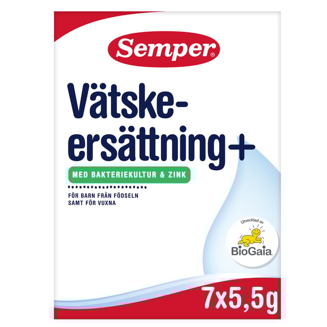 Semper Vätskeersättning & Bakteriekultur 38,5 g | Baby, barn & förälder - Lilla apoteket - Mage & tarm hos barn - Vätskeersättning för barn,Mage & tarm - Vätskeersättning,Hjälpmedel & säkerhet - Till resan | Apoteka