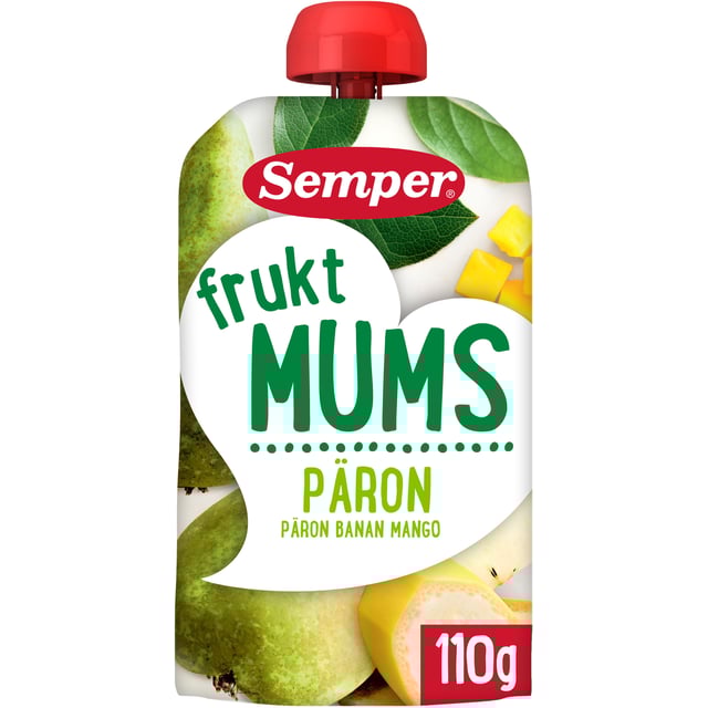 Semper Fruktmums Päron 110g | Baby, barn & förälder - Barnmat - Klämmisar,Mat & dryck - Barnmat - Barnmat mellanmål,Baby, barn & förälder - Barnmat - Barnmat mellanmål | Apoteka