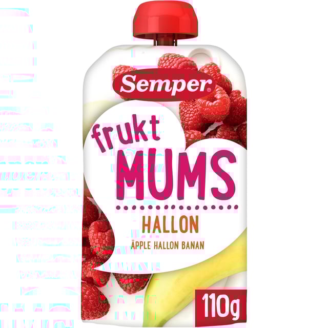 Semper Fruktmums Klämmis Hallon 110 g | Baby, barn & förälder - Barnmat - Klämmisar,Mat & dryck - Barnmat - Barnmat mellanmål,Baby, barn & förälder - Barnmat - Barnmat mellanmål | Apoteka
