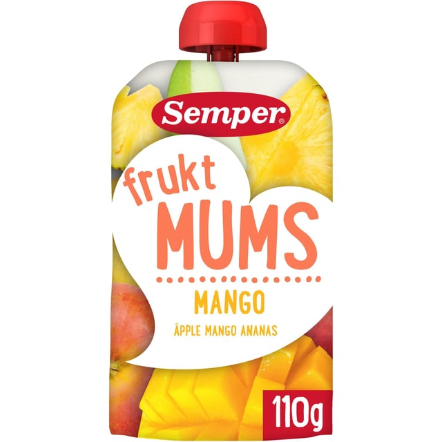 Semper Fruktmums Mango 110g | Baby, barn & förälder - Barnmat - Klämmisar,Mat & dryck - Barnmat - Barnmat mellanmål,Baby, barn & förälder - Barnmat - Barnmat mellanmål | Apoteka