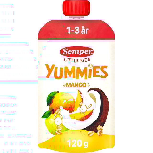 Semper Yummies Mango 1-3 år | Baby, barn & förälder - Barnmat - Klämmisar | Apoteka