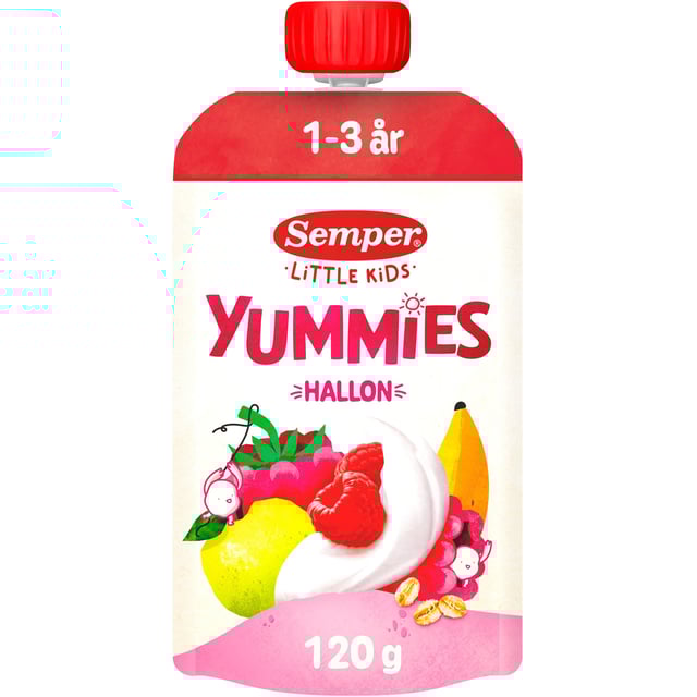 Semper Yummies Hallon 1-3 år | Baby, barn & förälder - Barnmat - Klämmisar | Apoteka